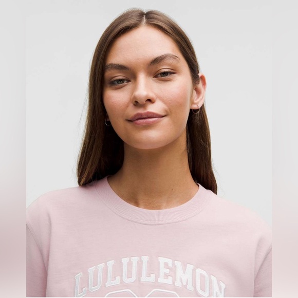 NWT lululemon Relaxed Fit Cotton Jersey T-Shirt Graphic Pink Haze Size 8 - Picture 6 of 11